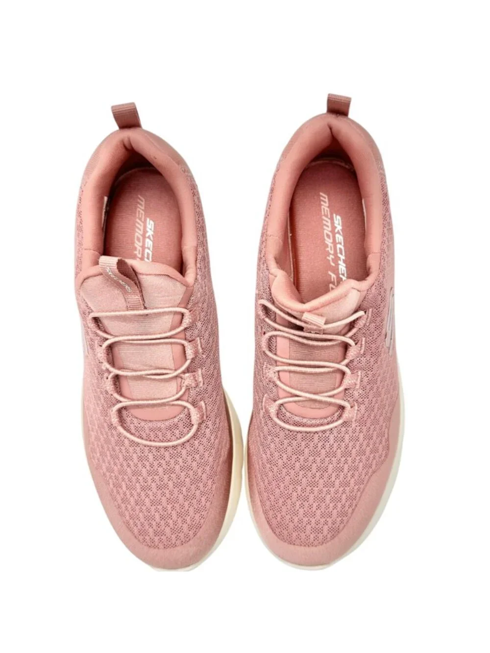 Skechers Memory Foam Slip On Sneakers Womens US 7 Pink Lightweight Comfort Shoes